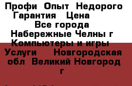 Профи. Опыт. Недорого. Гарантия › Цена ­ 100 - Все города, Набережные Челны г. Компьютеры и игры » Услуги   . Новгородская обл.,Великий Новгород г.